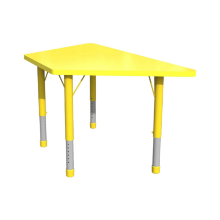 Регулируема двойна модулна маса ТРАПЕЦ - Жълт