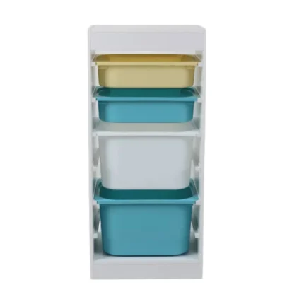 Детски шкаф етажерка с кутии за съхранение